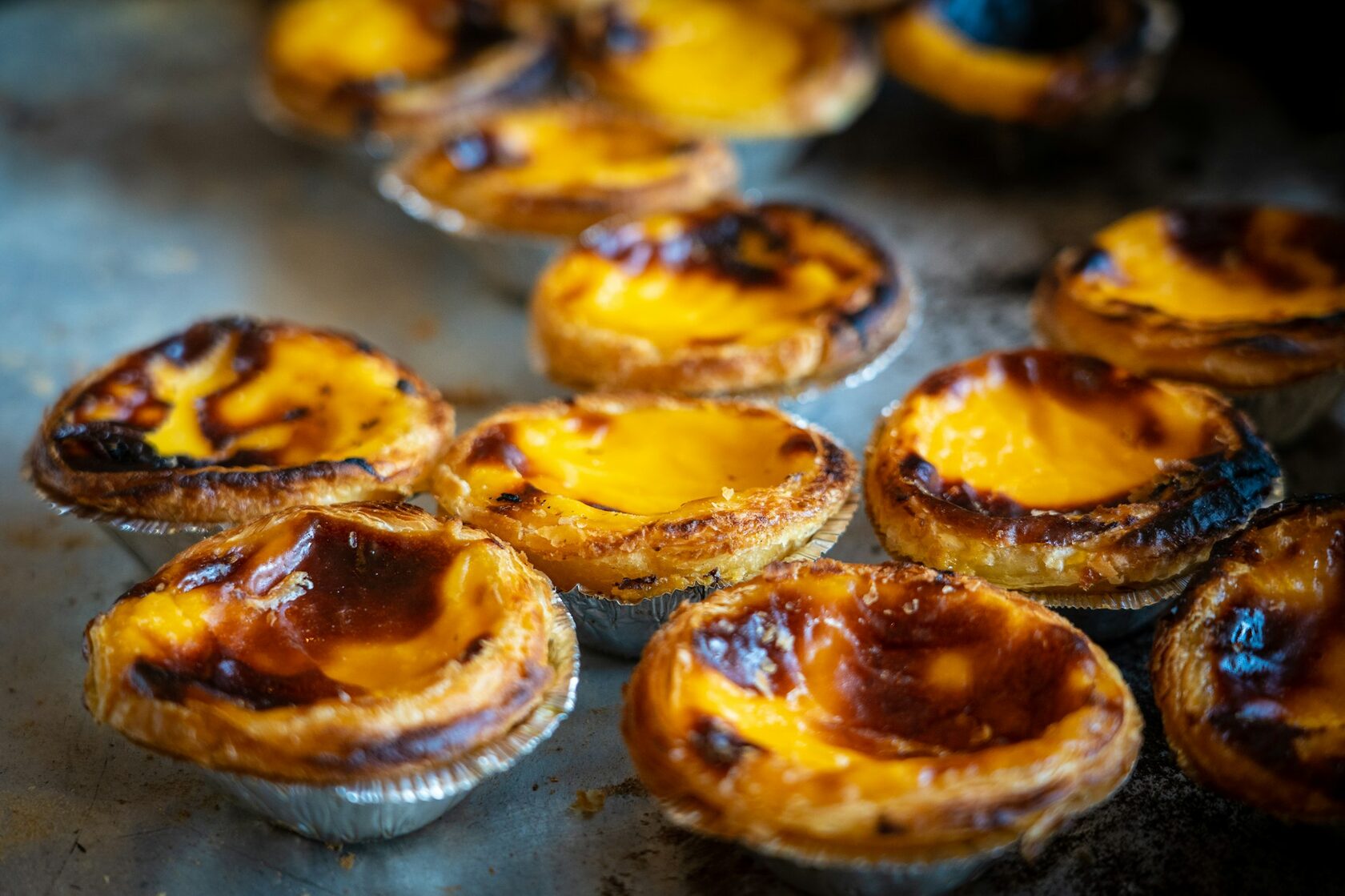 Pastéis de nata acabados de cozer